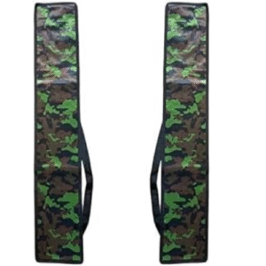 Pack of 2) CAMO Glossy Army Green Cricket Bat Cover