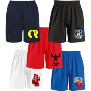 Pack of 5 Cricket Team Players Sports Shorts