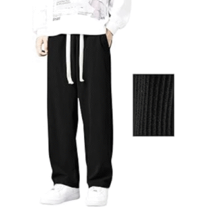 GRECIILOOKS Men's Loose Mid Rise Track Pant