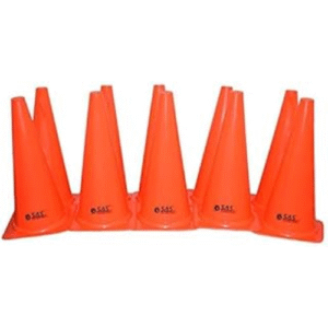 SAS SPORTS 6 Inch Agility Marker Cones | Cones for Cricket